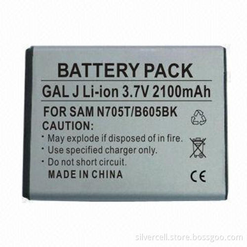 Li-ion Battery for Samsung B605BK with 2,100mAh Capacity